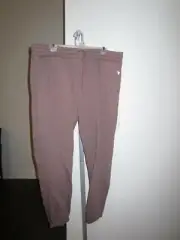 Old Navy Men Brown Jegging Pants XL Pull-String Waist Elastic Legs