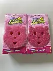 NIB Scrub Daddy Mommy Special Edition Cat Shaped Sponge Set of 2 Pet Friend