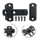 Gate-Latch Home Hardware Flip Latch Latch Lock Matte Black Paint Finish