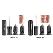 Handlebar End Type MTB Bike Tubeless Vacuum Tire Rubber Strip Drill Tools Set
