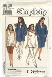 Simplicity Pattern #9526 Maternity Pants, Skirt, Top & Jacket