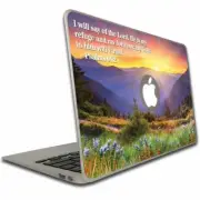 Psalm 91:2 Bible Verse Macbook Air or Macbook Pro Skin - FREE SHIPPING