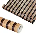 Easily Cleanable 3 Meter Long Vinyl Wall Renovation Imitation Wood Sticker