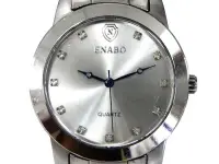 在飛比找Yahoo!奇摩拍賣優惠-石英錶 [ENABO K068G] 英納伯 都會時尚錶[銀白