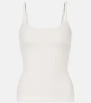 [Courreges] Courrèges Reedition ribbed-knit top AU 18 white