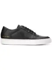 New Common Projects Low BBall 2193 black white sole leather stitching lacing