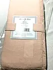 LINEN & TWINE BY LEILA'S SET OF 4 NAPKINS 18 X 18 PEACH BLUSH 100% COTTON NIP