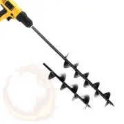 Giantz Power Garden Spiral Auger Hole Digger Earth Drill Bit 75x300 & 600mm
