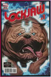 LOCKJAW #1 (2018) 1ST SOLO SERIES MCGUINESS MAIN CVR INHUMANS MS. MARVEL 9.4 NM