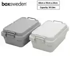 2 x 30L Plastic Storage Box Home Office Storage Organiser Container Tote Box