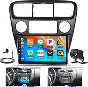 [4+64G] 8-Core Android 13 Car Stereo for Honda Accord VI 1998-2002 with Wireless Carplay&Android Auto,9 Inch Car Radio with Mirror Link Bluetooth FM/RDS WiFi GPS Navigation SWC Dual USB+Backup Camera