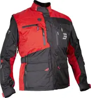 Shot Racetech Motocross Jacket, black-red, Size 2XL for Men Black Red