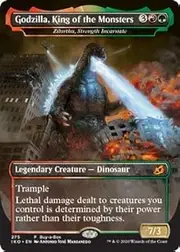 YiYLunneo Magic: The Gathering - Zilortha, Strength Incarnate - Godzilla, King of The Monsters - Foil - Ikoria: Lair of Behemoths - Trading Card - Collectible Card - 1 Piece