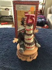 1996 Emmett Kelly Figurine Musical "Happy Birthday" Tune #78100 HAND SIGNED