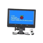 7 inch Mini Small Monitor HD 1080P Small HDMI Monitor Portable VGA Monitor LCD