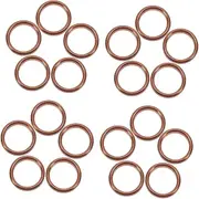 Car Pipe Gasket Kit 20pcs Gasket Set Easy Installation for Diy Enthusiasts