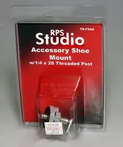 RPS TR-FSA8 Male Locking Flash Shoe Hot Shoe to 1/4-Inch-20 Male Threaded Post