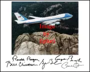 Air Force One Obama Clinton Bush Carter Reagan "signed"