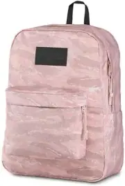 Jansport Superbreak Backpack JS0A3P7E66L ROSE SMOKE TIGER CAMO