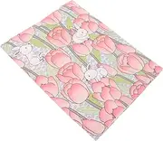 HOMSFOU Book Cover Protector Washable Cloth Book Sleeve with Decorative Patterns and Wear Resistant Composition Book Cover for Textbooks and Notebooks