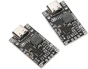 2Pcs Type-C USB 2/3S BMS 3.7V 1.5A Charger Protection Board/Lithium Battery Boost Charging Module for Lithium Batteries Or Lithium Polymer Batteries