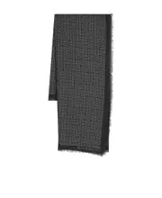 Collide with a logo scarf One size Black