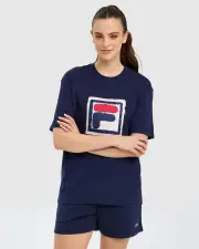 Women's Hailey Tee - FILA NAVY - FILA NAVY