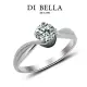 【DI BELLA】狂豔喜悅 GIA0.30克拉F/VS2八心八箭美鑽戒(30分)