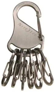 6 Pack Key Rack Clip, Stainless Steel KRS-03-11