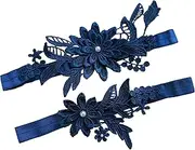 [Oyabridal] Garter for Bride Wedding Garter Set Floral Bridal Garter Lace