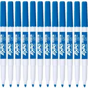 Expo Whiteboard Marker Fine Point Blue Box 12