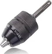 Yakamoz SDS Chuck Adapter, Metal Sleeve Keyless Drill Chuck Quick Change Adapter Hammer Converter Conversion Tool with SDS Plus Shank Adaptor丨1/2-20UNF 2-13MM 1/16-1/2 Inch