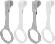 Totority 2 Pairs Crib Pull Rings Safe Durable Walking Assist Tools for Motor Skill Development Multi Functional Exercise Play Portable Design Grey