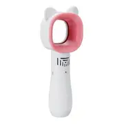 5V Mini Handheld Fan Light Quiet 3 Speed Usb Charging Personal Summer Cooling Cooler White