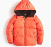 J.CREW CREWCUT Boys' puffer jacket with eco-friendly Primaloft® BRIGHT PERSIMMON