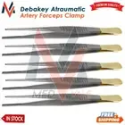 DeBakey Atraumatic Artery Forceps Clamps ENT Surgical Instruments 5 Pcs Set
