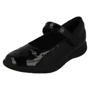Girls Clarks Mary Jane School Shoes - Etch Space K
