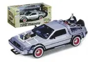 NEW Back to the Future 3 1:24 - Scale Die-Cast DeLorean Car Model Time Machine