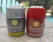lot of 2 Wilton Sprinkles Sanding Sugar Silver Red Cupcakes Cookies Cakes