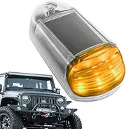 Wireless Solar Cab Lights | 12-LED Solar Cab Roof Truck Lights Wireless,Waterproof Solar Power Cab Marker Lights Adhesive Most RVs