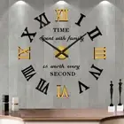 Vintage Roman Numerals Wall Clock for Living Room Decor, Decorative Wall Cloc...