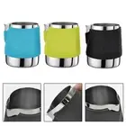 Milk Jug Stainless Steel Unique Design Concept Milk Frother Jug Silicone Sheath