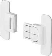 Lock for Fridge | Refrigerator Child Lock - Fixed Buckle Self-Adhesive Fridge Closer for Metal Protection Glass Home Kitchen Cabinets Kids Daily Use Adults