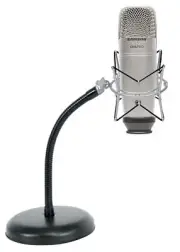 Samson C01U Pro Recording Podcast Microphone+Shock Mount+Gooseneck Mic Stand