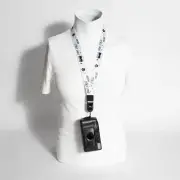 Cat "Don't Stress Meowt" Camera Neck Strap w/ Peak Design Anchor Quick