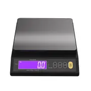Electric Kitchen Scale 10kg 0.1g IP67 Waterproof Rechargeable-Black