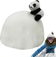 Animal Snow Ski Helmet Cover | Soft Snowboard Helmet Cover - Thick Panda Knitted Hat Decoration, Helmet Cover for Men, Women
