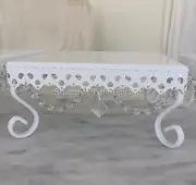 Medium White Square Cupcake Wedding Decoration Cake Christmas Display Stand New
