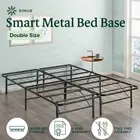 Foldable Bed Frame Double Storage Metal Folding Base Guest Beds - Zinus