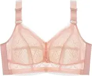 [Generic] Full Support Sports Bras for Women Thin Adjustable of Pair Lace Lady Sexy Cup Low Sports Bra